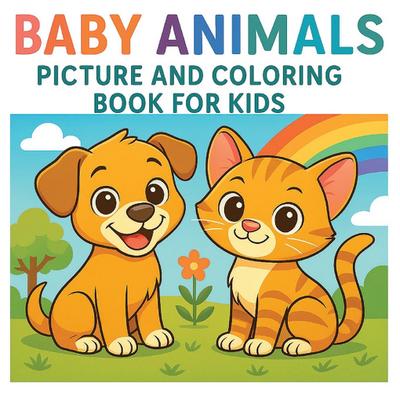 Baby Animals Picture and Coloring Book for Kids