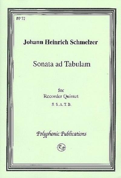 Sonata ad tabulamfor 5 recorders quintet (SSATB)