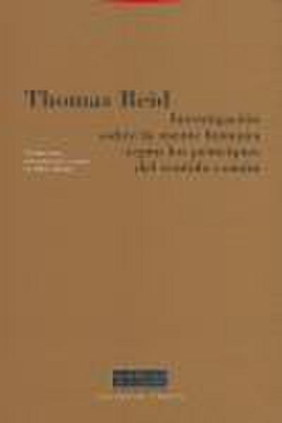 Investigación sobre la mente humana según los principios del sentido común