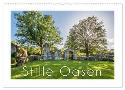 Stille Oasen (Wandkalender 2026 DIN A2 quer), CALVENDO Monatskalender