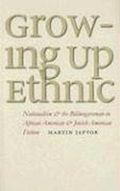 Growing Up Ethnic: Nationalism and the Bildungsroman in African American and Jewish American Fiction