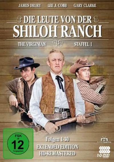 Die Leute von der Shiloh Ranch. Staffel.1, 10 DVD (The Virginian: Extended Edition, HD-Remastered)