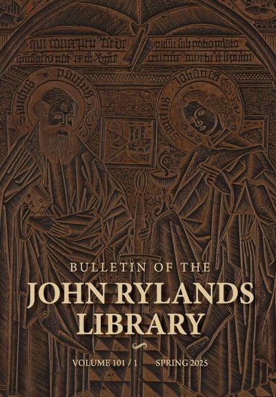 Bulletin of the John Rylands Library 101/1