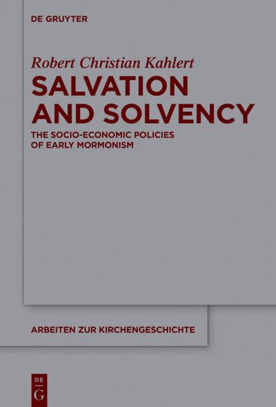 Kahlert, R: Salvation and Solvency