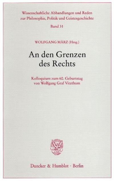 An den Grenzen des Rechts