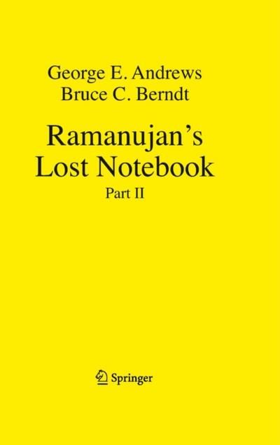 Ramanujan’s Lost Notebook