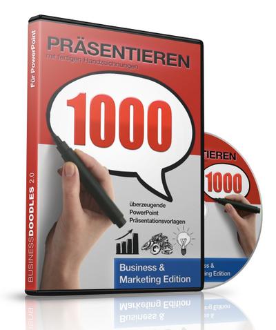 Präsentieren mit Handzeichnungen, 1000 überzeugende PowerPoint Vorlagen, 1 CD-ROM (Business & Marketing Edition)
