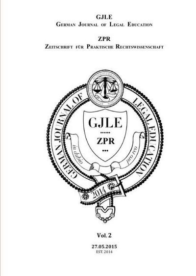 German Journal of Legal Education - 2015 - Vol. 2