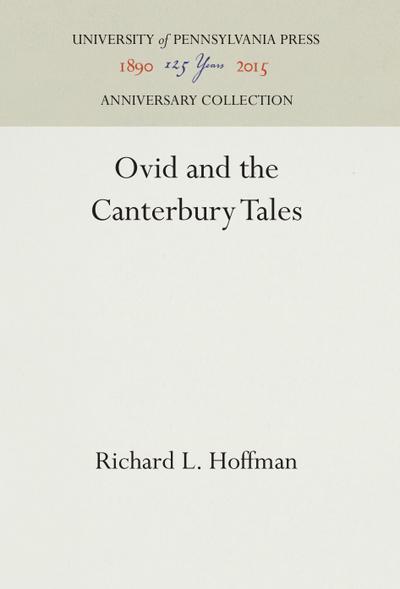 Ovid and the Canterbury Tales