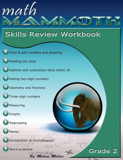 Math Mammoth Grade 2 Skills Review Workbook