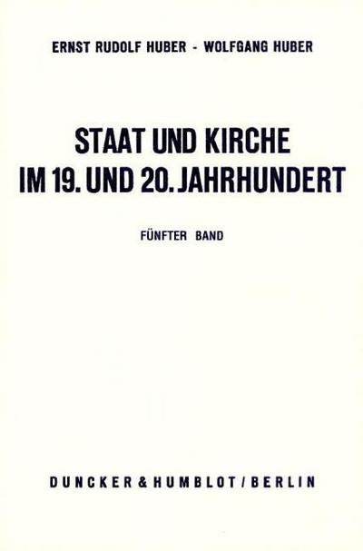 Staat und Kirche im 19.und 20.Jahrhundert.