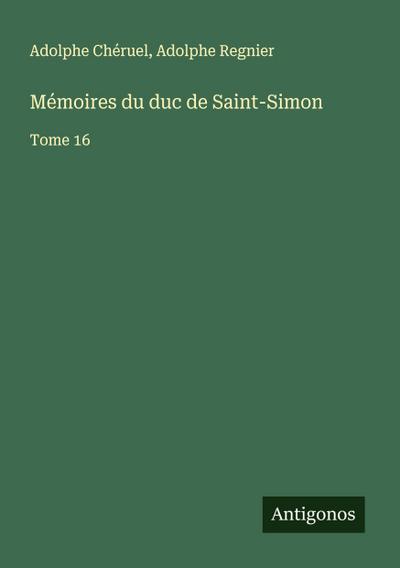 Mémoires du duc de Saint-Simon