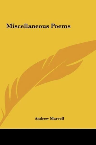 Miscellaneous Poems