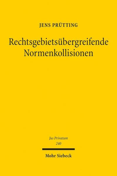 Rechtsgebietsübergreifende Normenkollisionen