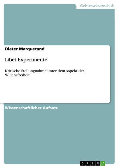 Libet-Experimente
