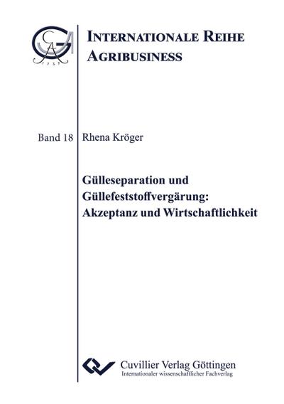 Gülleseparation und Güllefeststoffvergärung