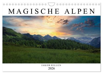Magische Alpen (Wandkalender 2026 DIN A4 quer), CALVENDO Monatskalender