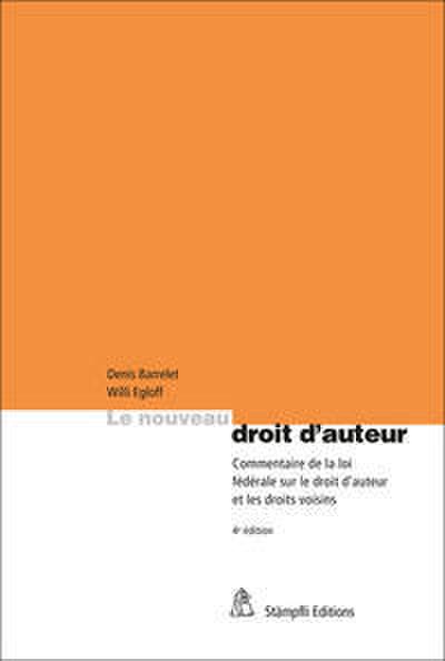 Le nouveau droit d’auteur