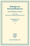 Beiträge zur Wirtschaftstheorie.