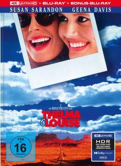 Thelma & Louise, 1 4K UHD-Blu-ray + 1 Blu-ray + 1 Bonus-Blu-ray (3-Disc Limited Collector’s Edition im Mediabook)