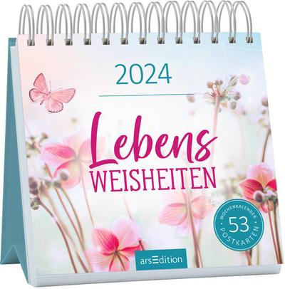 Postkartenkalender Lebensweisheiten 2024