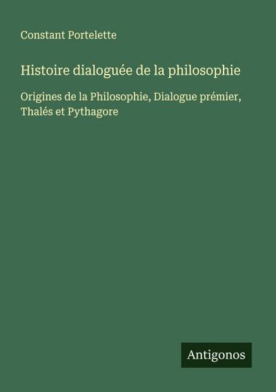 Histoire dialoguée de la philosophie