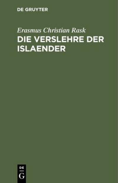 Die Verslehre der Islaender