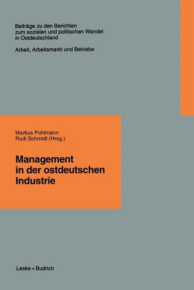 Management in der ostdeutschen Industrie