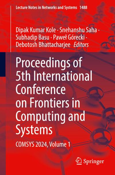 Proceedings of 5th International Conference on Frontiers in Computing and Systems