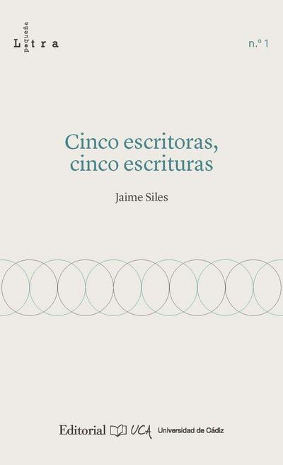 Cinco escritoras, cinco escrituras