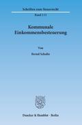 Kommunale Einkommensbesteuerung.
