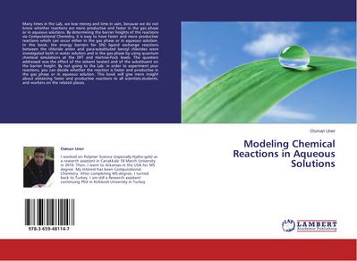 Modeling Chemical Reactions in Aqueous Solutions