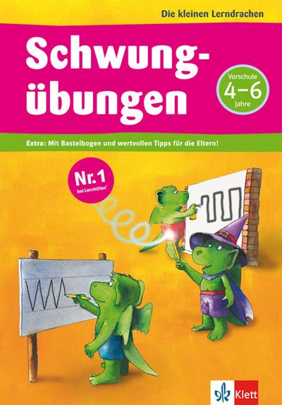 Die kleinen Lerndrachen: Schwungübungen. Vorschule, 4 bis 6 Jahre