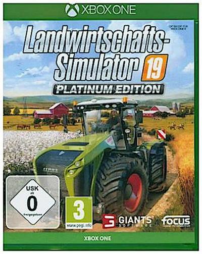 Landwirtschafts-Simulator 19, 1 Xbox One-Blu-ray Disc (Platinum Edition)
