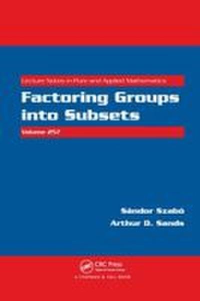 Factoring Groups into Subsets
