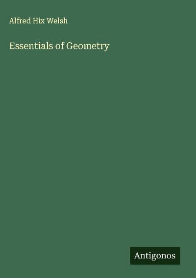 Essentials of Geometry