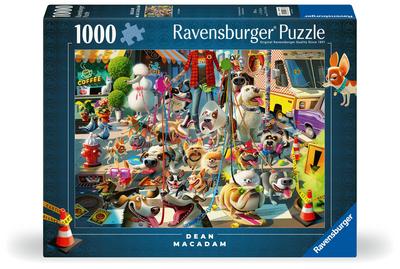 Erwachsenenpuzzle 1000 Teile - Dean MacAdam: Vierbeiner auf Tour