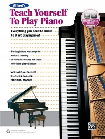 Alfred’s Teach Yourself to Play Piano, m. 1 Buch, m. 1 Beilage