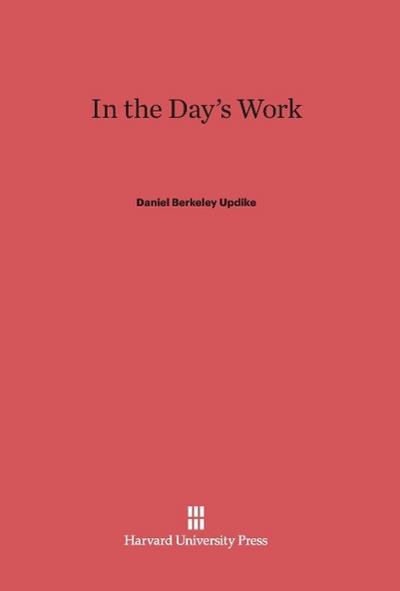 In the Day’s Work