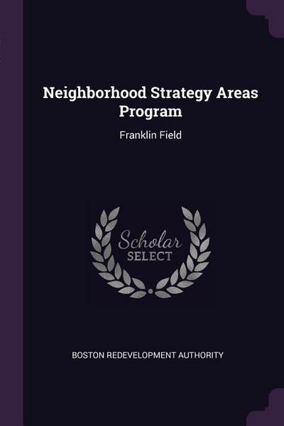 Neighborhood Strategy Areas Program