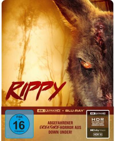 Rippy - Das Killerkänguru, 2 Blu-ray (UHD-Blu-ray + Blu-ray - 2-Disc Limited Collector’s SteelBook )