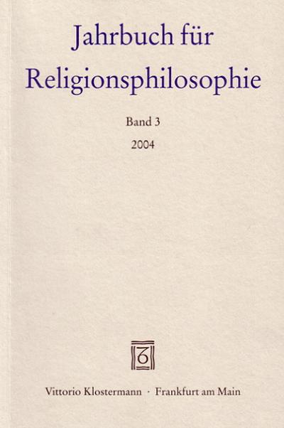Jahrbuch für Religionsphilosophie. Bd.3