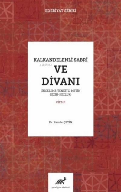 Kalkandelenli Sabri ve Divani Cilt 2 Ciltli