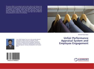Unfair Performance Appraisal System and Employee Engagement