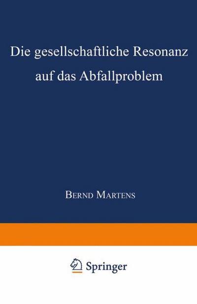 Die gesellschaftliche Resonanz auf das Abfallproblem
