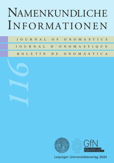 Namenkundliche Informationen 116