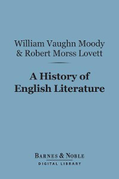 A History of English Literature (Barnes & Noble Digital Library)