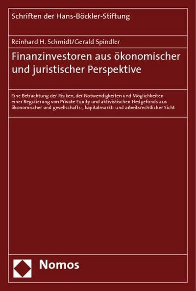 Finanzinvestoren aus ökonomischer und juristischer Perspektive
