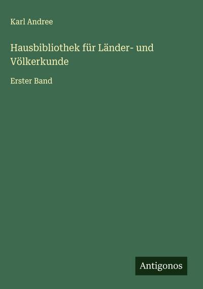 Hausbibliothek für Länder- und Völkerkunde
