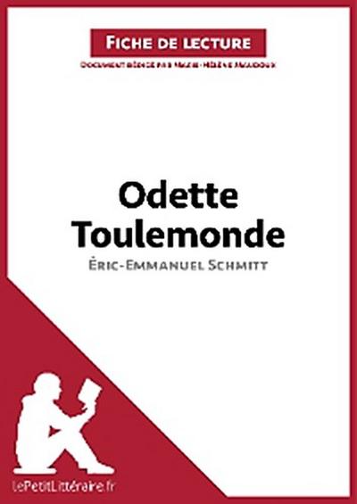 Odette Toulemonde d’Éric-Emmanuel Schmitt (Fiche de lecture)